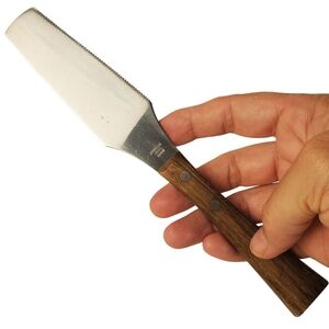 Vntg Mid-Century Modern Wood Handle Cake Knife. Stainless. Made In Japan